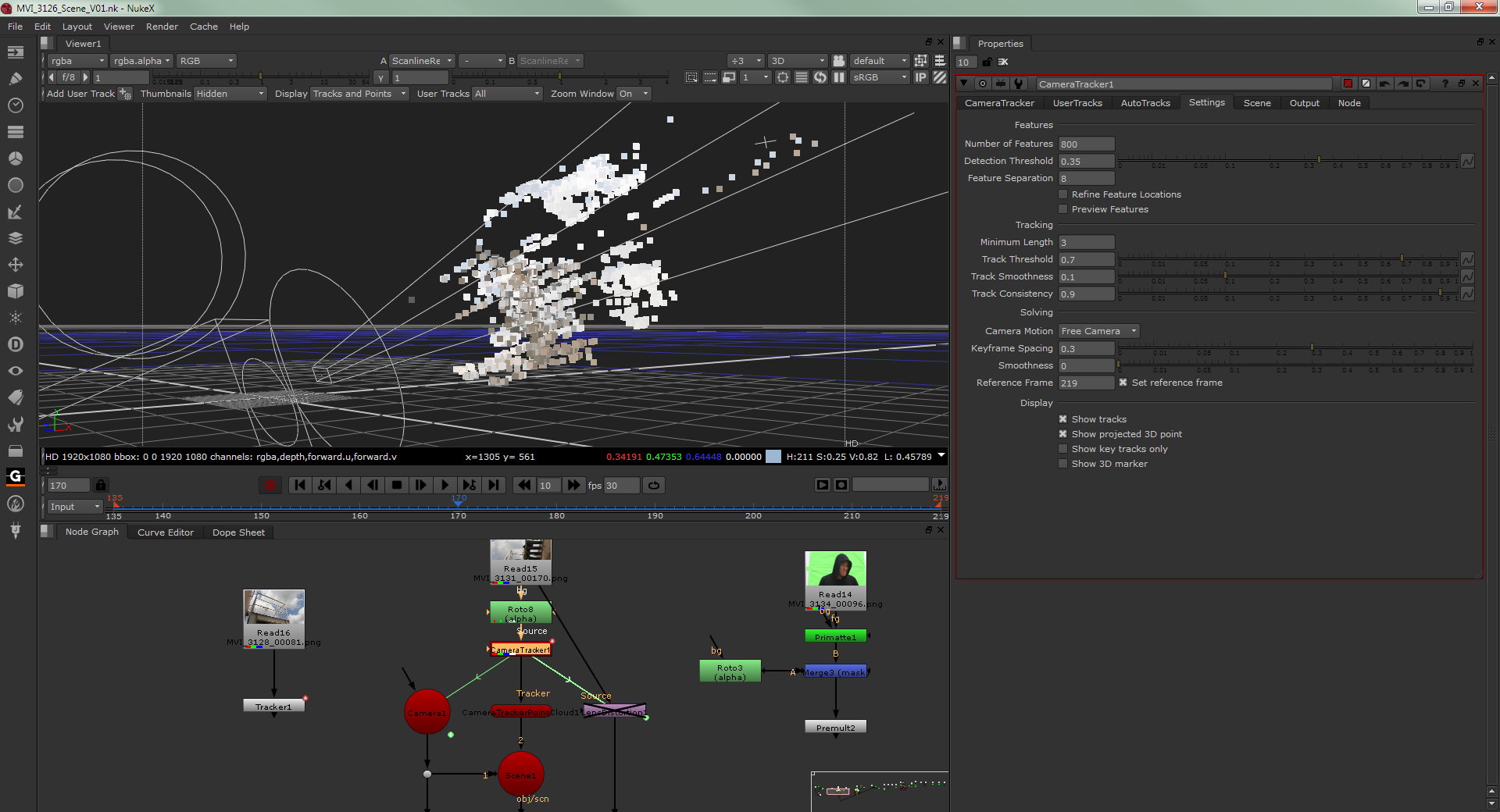 Tweaking Camera Tracker In Nukex Taukeke