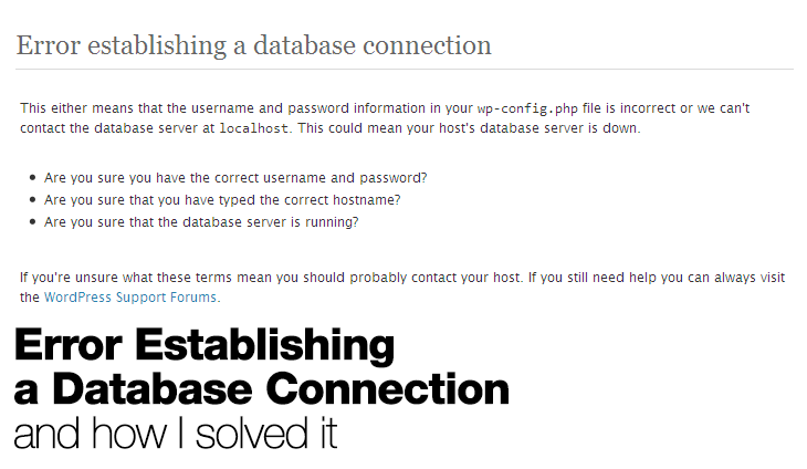 error_establishing_database_wordpress