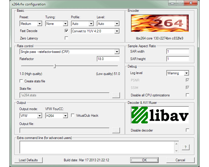 x264vfw_settings