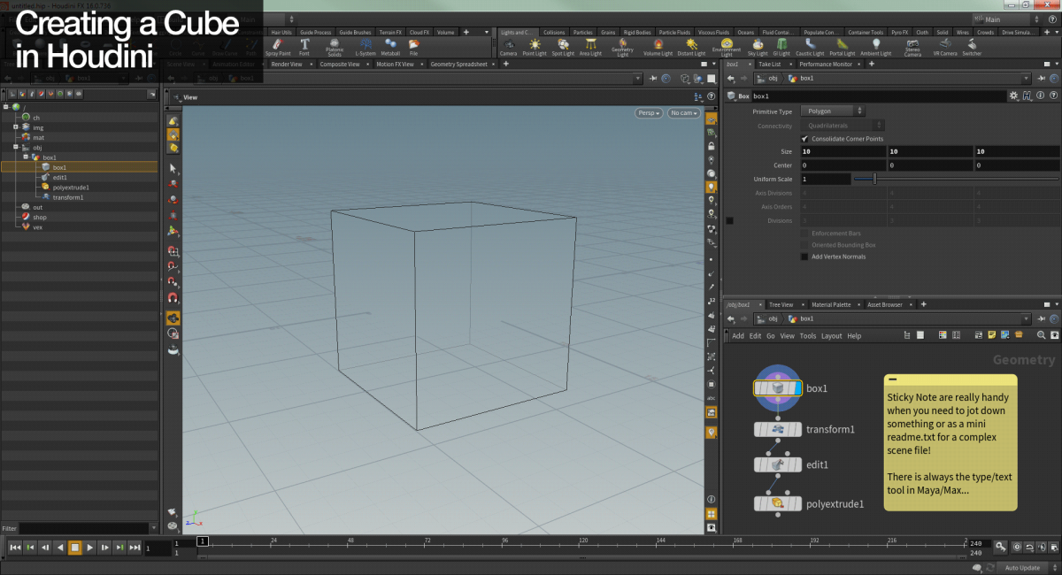 Learning Houdini for Project DQ - taukeke